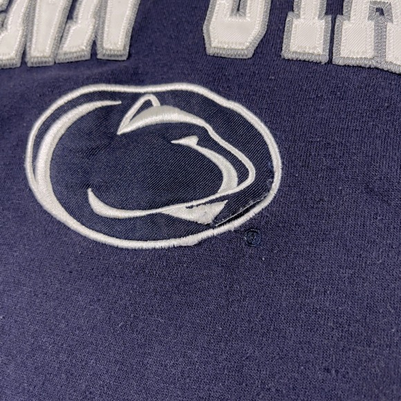 Vintage Y2k Stadium ATH Penn State University Nittany Lions Hoodie Size BLUE XXL - Picture 3 of 6
